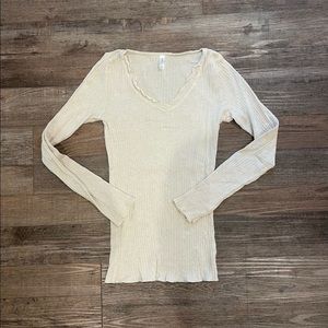 Gap Body Ribbed Lounge Shirt